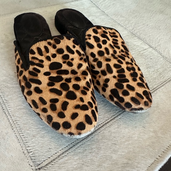 Birdies The Phoebe cheetah print mule - Picture 3 of 5